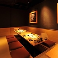 ゆっくりお寛ぎいただけるお座敷(掘りごたつ)席もございます♪