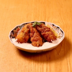 牡蠣フライ いぶりがっこタルタル