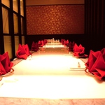 掘りごたつの半個室でゆっくり寛ぐのも・・・♪　最大14名様OK。