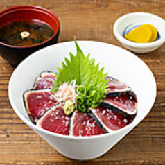 【香ばし鰹と薬味香る！】土佐天日塩の焼き切りたたき丼