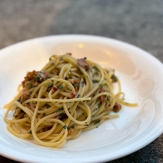 生うにとバターのペペロンチーノ