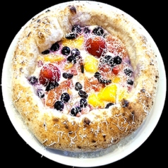 フルーツのピザ