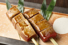 本鮪炙り串 フォアグラしょう油