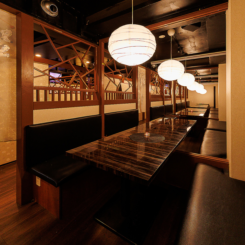 開放的な広々空間で楽しい時間を♪