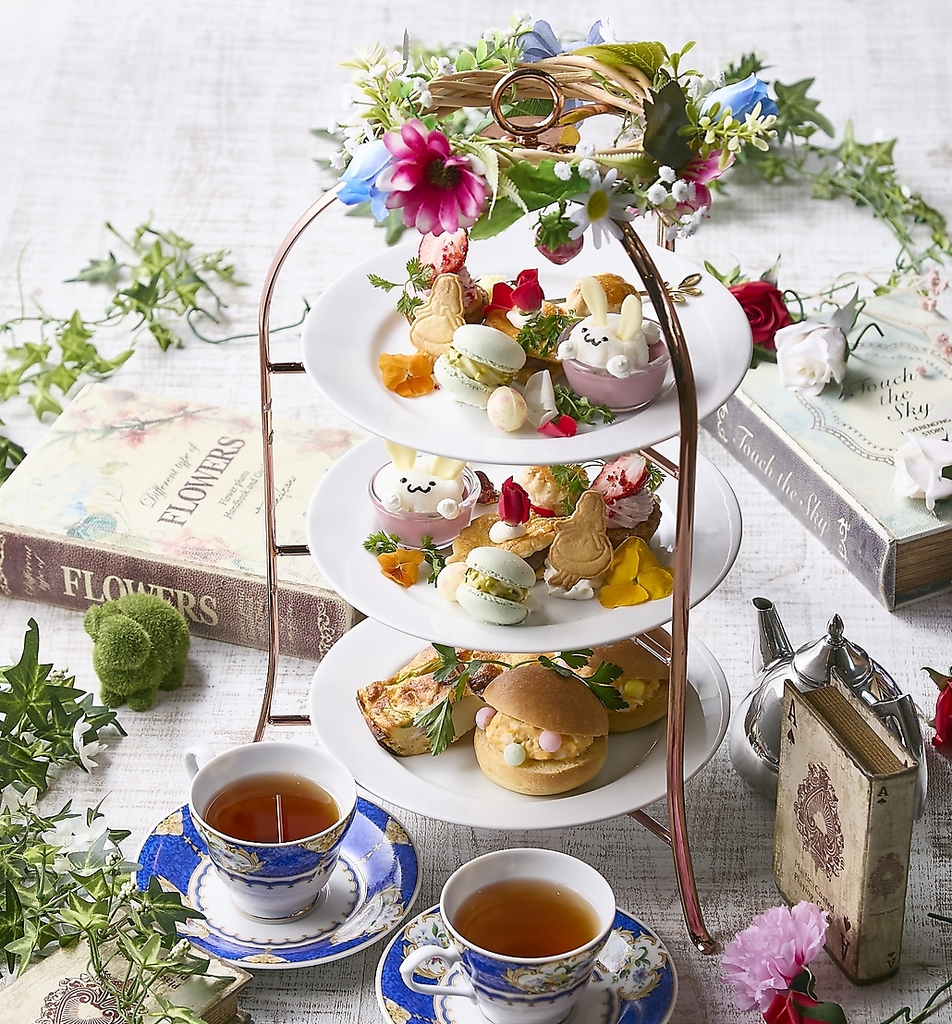 【3・4月☆アフタヌーンティー】幻想の国のEaster Tea Party☆飲み放題付き