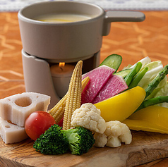 菜園野菜のバーニャカウダ