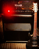 ギター弾けます♪アンプはパンテラのギタリストのダイムバックダレルの為に作られたクランクアンプです。