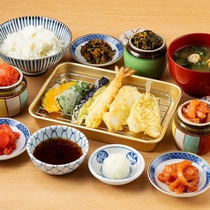 天ぷら定食（6品）