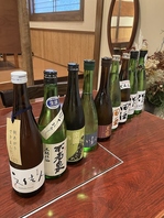 日本酒を豊富にご用意！