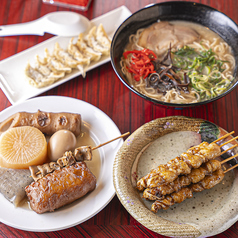 【ラーメン居酒屋のコース】お任せコースが飲み放題付き5000円(税込)！ボリューム満点のお得コース。の写真