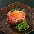 料理メニュー写真&nbsp;定番ユッケ