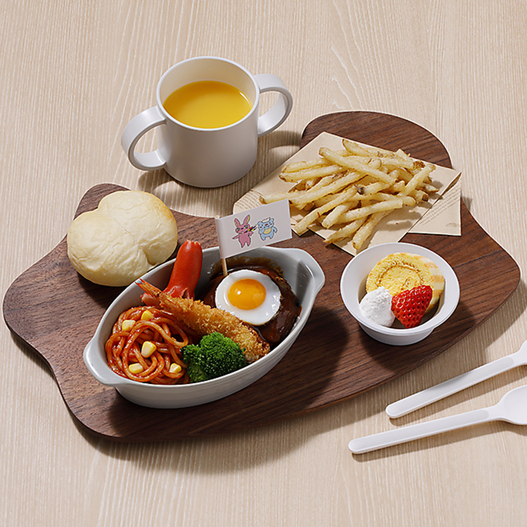 「ビビビとジュルリプレート」見てたのしい、食べておいしい、お子様向けのプレートです