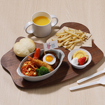 「ビビビとジュルリプレート」見てたのしい、食べておいしい、お子様向けのプレートです