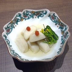 新小芋の酒蒸し