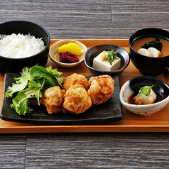 唐揚げ定食～おろしポン酢を添えて～