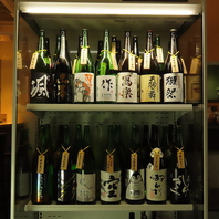 種類豊富な日本酒たち