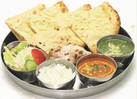 ダブルカレーチーズナンセット