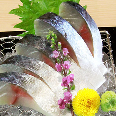 特選しめサバの刺身