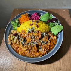 スパイスチキンカレープレート