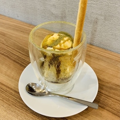 抹茶黒みつアイス