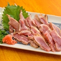 料理メニュー写真 薩摩地鶏タタキ