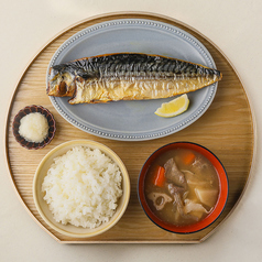 とろさばの塩焼き定食（大）名物