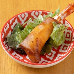 海老の揚げ春巻き　1本