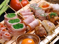 串焼き・名物特製つくねなどもご用意あり！