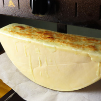 アツアツのラクレットチーズ♪