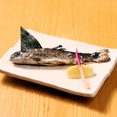 ニジマスの塩焼き