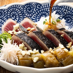 高知焼き茄子と鬼おろし生姜のタレたたき(6切)