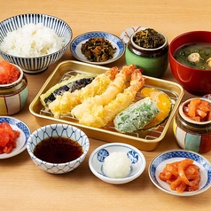 大海老天ぷら定食（6品）