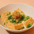 料理メニュー写真&nbsp;焼き厚揚げとネギ味噌