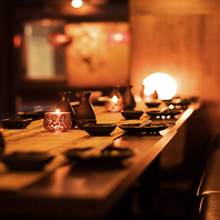 寛ぎの個室空間