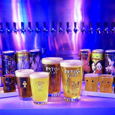 20種類以上の自社醸造クラフトビールを満喫できる！ネオン輝くレトロポップなビアバー