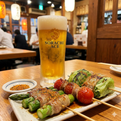 北海道肉巻き野菜串ベジまる 新橋 内幸町のコース写真