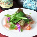 料理メニュー写真&nbsp;野菜たっぷりカルパッチョ　自家製ドレッシング