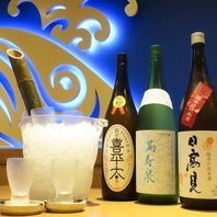 ◎日本酒好きにはたまらないラインナップ