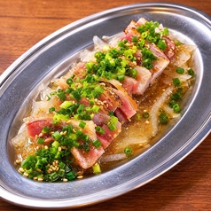 地鶏のたたきカルパッチョ