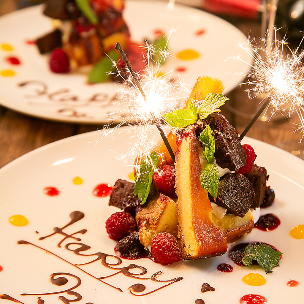 アットホームなお店なので、記念日の日はお店全体がお祝いムードです♪