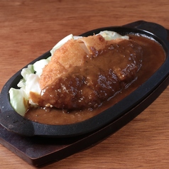 鉄板カレー　ジャンボチキンカツ