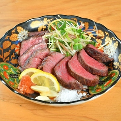 牛はらみ肉の藁焼きたたき