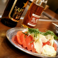 大葉が香るガリトマト