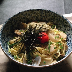 【冬限定】冬野菜と帆立貝柱の和風仕立て　明太子ととろろ昆布を添えて