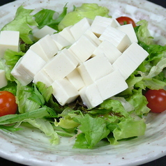 豆腐と野菜の和風サラダ