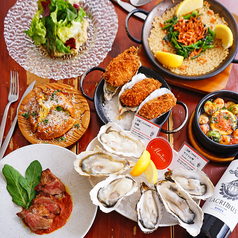 マリスコ Marisco スパニッシュ&オイスターのコース写真