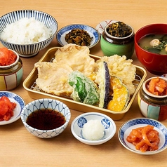 豚ロース天定食