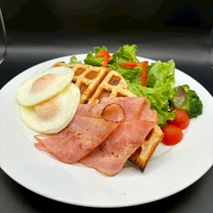 エッグベーコンクロッフル（単品）