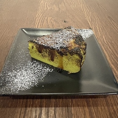 抹茶ブリュレチーズケーキ