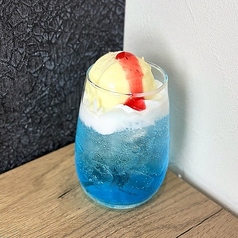 ブルーハワイクリームソーダ